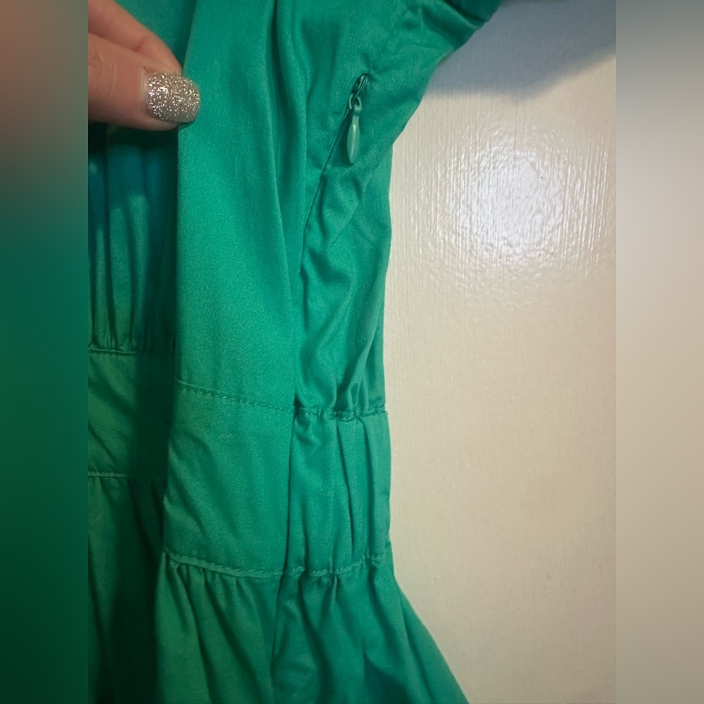 French Connection Jade Green Maxi Dress 👗 - Picture 8 of 9